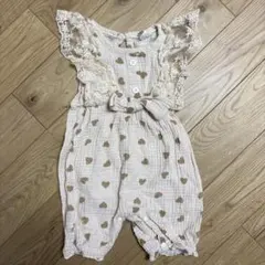 SHEIN ハート柄 ロンパース 9-12M
