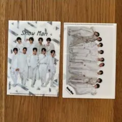 【ミニクリアファイル】SnowMan ポートレートシリーズ2021 2枚セット