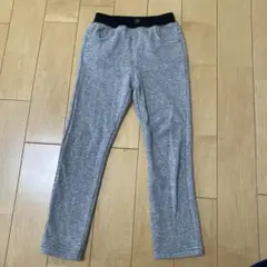 グレー ゴムウエスト 長ズボン ポケット付き