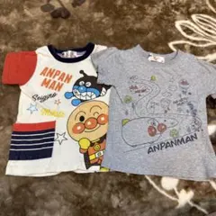 アンパンマン　Tシャツ　半袖　2枚セット　バイキンマン　ドキンちゃん
