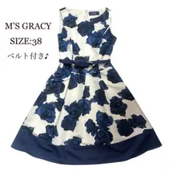 M'S GRACY ノースリーブ 花柄ワンピース M'S GRACY 花柄ノースリーブワンピース 12 - メルカリ