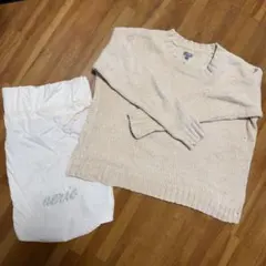 【新品未使用】aerie⭐︎アメリカンイーグル⭐︎クロップドセーター⭐︎ニット