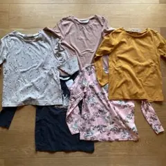 110 H&M ロンT 5着セット 新品未使用
