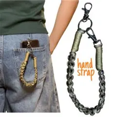 パラコード　ハンドストラップ　ハンドメイド