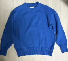 ブルー ニット シンプル SHEIN