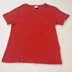 プチバトー　半袖テイシャツ　レッド