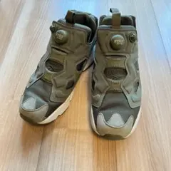 Reebok インスタポンプ スニーカー オリーブグリーン