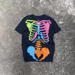 y2k 00s archive graphic print スカルTシャツ　M