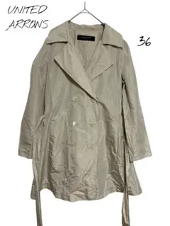 UNITED ARROWS トレンチコート 羽織　トップス　ベージュ　36