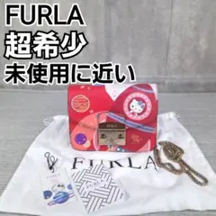未使用級　FURLA　ハローキティ　コラボ　メトロポリス　ショルダーバッグ