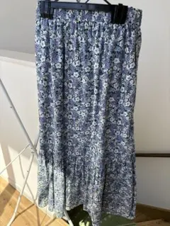 ユニクロ　ポール&ジョー　花柄　ロングスカート　Mサイズ