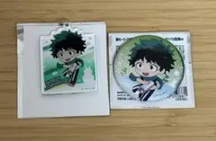 ヒロアカ　緑谷 出久　ジャンフェス　サバイバル雪合戦 缶バッジ　アクキー