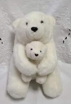 ホッキョクグマと子グマのぬいぐるみセット
