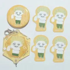 呪術廻戦 ゆるパレット 缶バッジ アクリルチャーム 秤金次