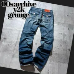 EDWIN white denim pants y2k swag yoko 白 - メルカリ