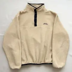 【80〜90s】L.L.Bean スナップT フリースプルオーバー