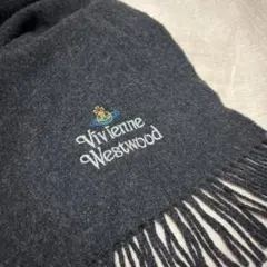 Vivienne Westwood ヴィヴィアンマフラー ウール 刺繍オーブ入り