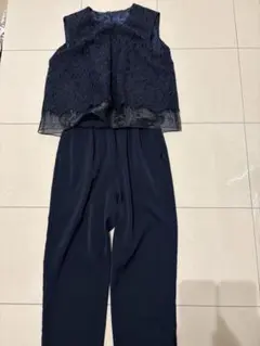 【COMME CA ISM】 パンツドレス　オールインワン　11号