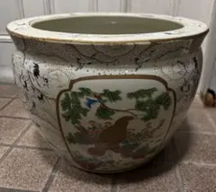 特大 ピータン 甕 壺 陶器 龍絵柄 めだか鉢・火鉢・傘立て - メルカリ