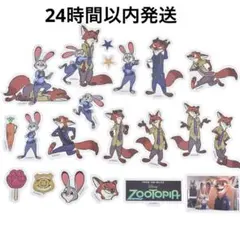 ズートピア はがせるステッカー　ディズニーストア