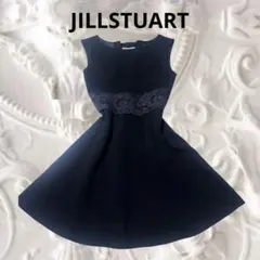 JILLSTUART お呼ばれワンピース M ノースリーブ ドレス ブラック
