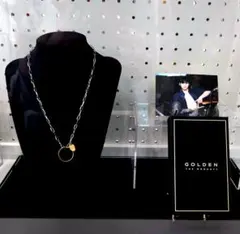 ゴールデン 展示会 ネックレス BTS JUNGKOOK ジョングク ネックレス GOLDEN THE MOMENTS 展示会