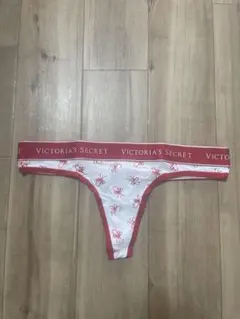 Victoria's Secret Tバック Sサイズ ホワイト/レッドのサムネイル
