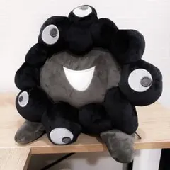 大阪関西万博　黒ミャクミャク　マスコット　ブラック　這い型　ぬいぐるみ L