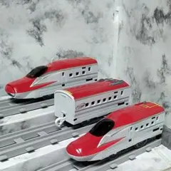 プラレール E6系新幹線 こまち 連結仕様 3両編成 動作確認済み