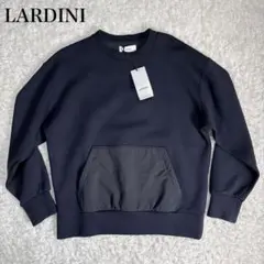 新品 タグ付き LARDINI ラルディーニ スウェット S 23AW ネイビー