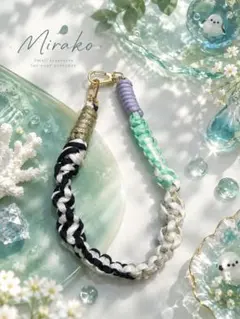 ハンドメイド パラコードストラップ マルチカラー