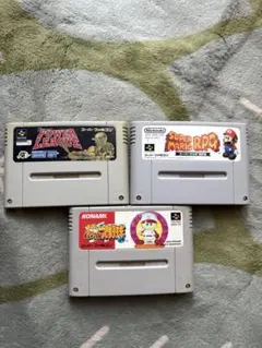 ①⑤スーパーファミコンソフト5本セット(動作未確認のジャンク品