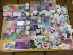 ガラスビーズ等　手芸素材セット　大量