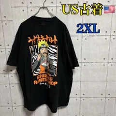 【US古着】Naruto ナルト うずまきナルト ラーメン一楽 キャラTシャツ