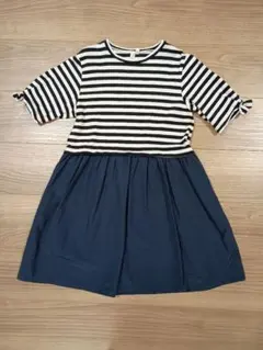 【新品未使用】サマンサモスモスLAGOM 半袖ワンピース XL120-130cmのサムネイル
