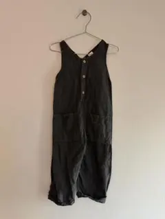 ZARA ダークグレー オーバーオール 92