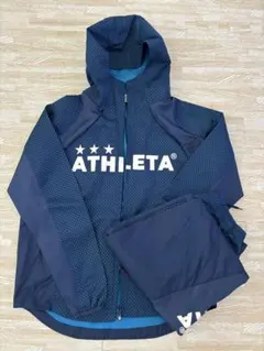 ATHLETA ネイビー ジャージ上下　メンズS