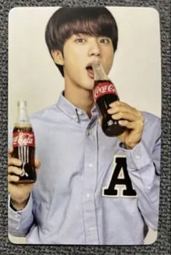 JIN ジン　ソクジン　BTS　コカコーラ　トレカ　カード　防弾少年団