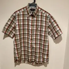 [匿名発送] 半袖シャツ　ポロ　チェックシャツ　ボタンダウン