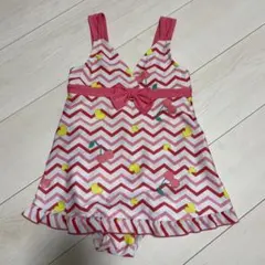 チェリープリント　水着 130cm 女児用