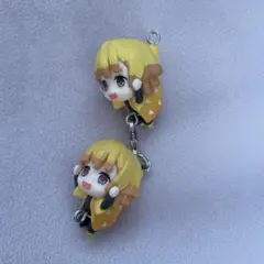 鬼滅の刃　我妻善逸　つまんでつなげてマスコット マスコット　ガチャガチャ