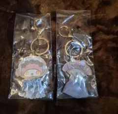サンリオ マイメロディ アクリルキーホルダー 2種セット　バースデー