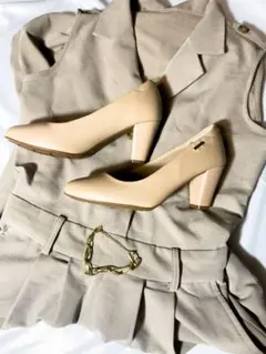 MODARE パンプス 23cm ヌードカラー 美品