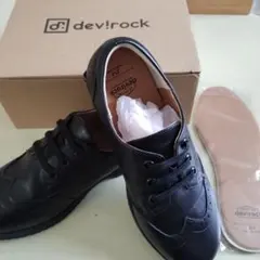 dev!rock ブラック フォーマルシューズ