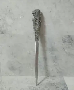 稀少 PENANG PEWTER ペーパーナイフ マーライオン
