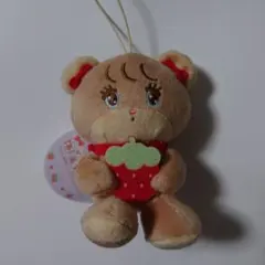 mikko irrustrations　いちごマスコットぬいぐるみ