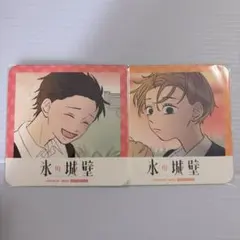 新品❤️未使用】漫画氷の城壁コラボカフェ限定紙コースター⭐️アニメ