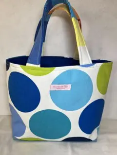 水玉柄★トートバッグ
