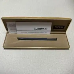 【希少】AURORA アウロラ ボールペン ブラック×ゴールド 箱・保証書付きのサムネイル