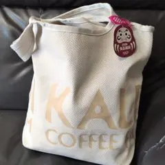 KALDI エコバッグ ベージュ ロゴ入り